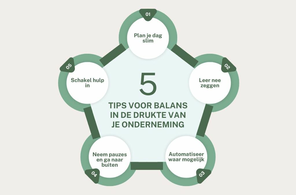 Hoe vind je balans in de drukte van je onderneming?